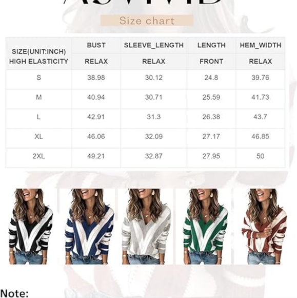 Asvivid comfy cardigan sweater. Navy /White medium - Picture 3 of 4